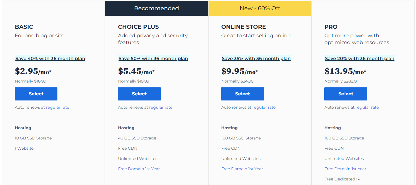 Bluehost-Best and Cheapest Web Hosting Services