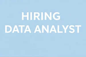 Read more about the article Urgent Hiring for Data Analyst – Bengaluru, IN | Apply Now